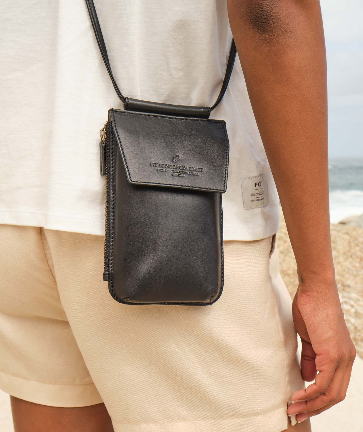 FOM Crossbody Cellphone Pouch - Black