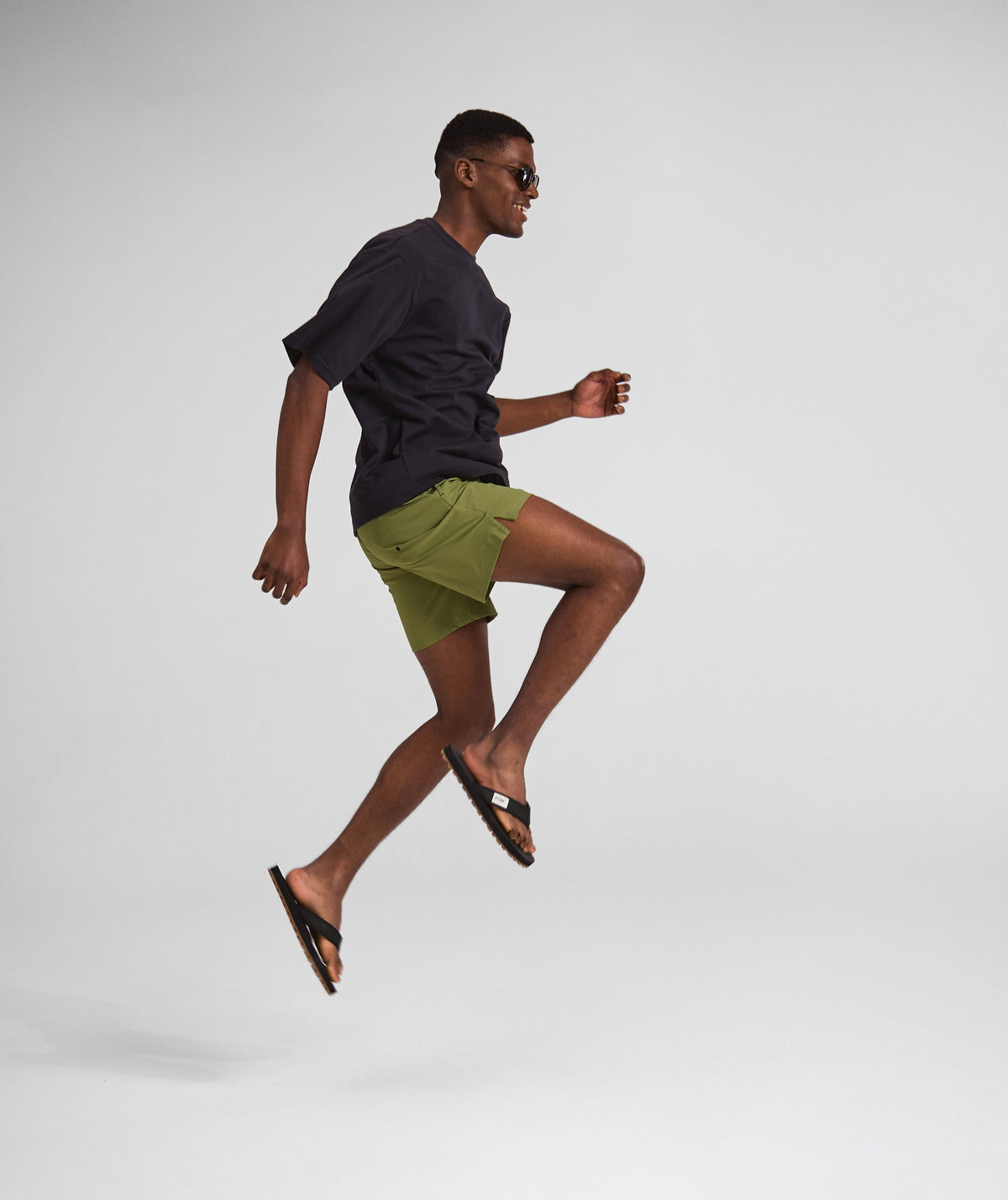 Mens FreeMotion Micro Ripstop Shorts - Green