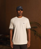 Mens Pique Tee - Ivory