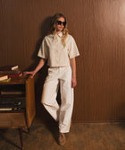 Ladies Barrel Pants - Ivory