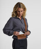 Anna Cellphone Crossbody -  Pecan