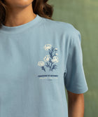 Ladies Cosmos Graphic Tee - Blue