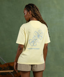 Ladies Pluma Graphic Tee - Butter