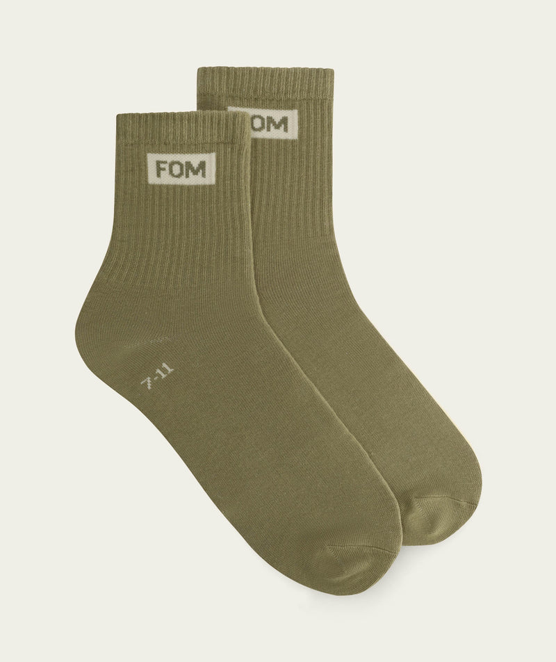 Socks Active - Olive FOM (Size 7-11)