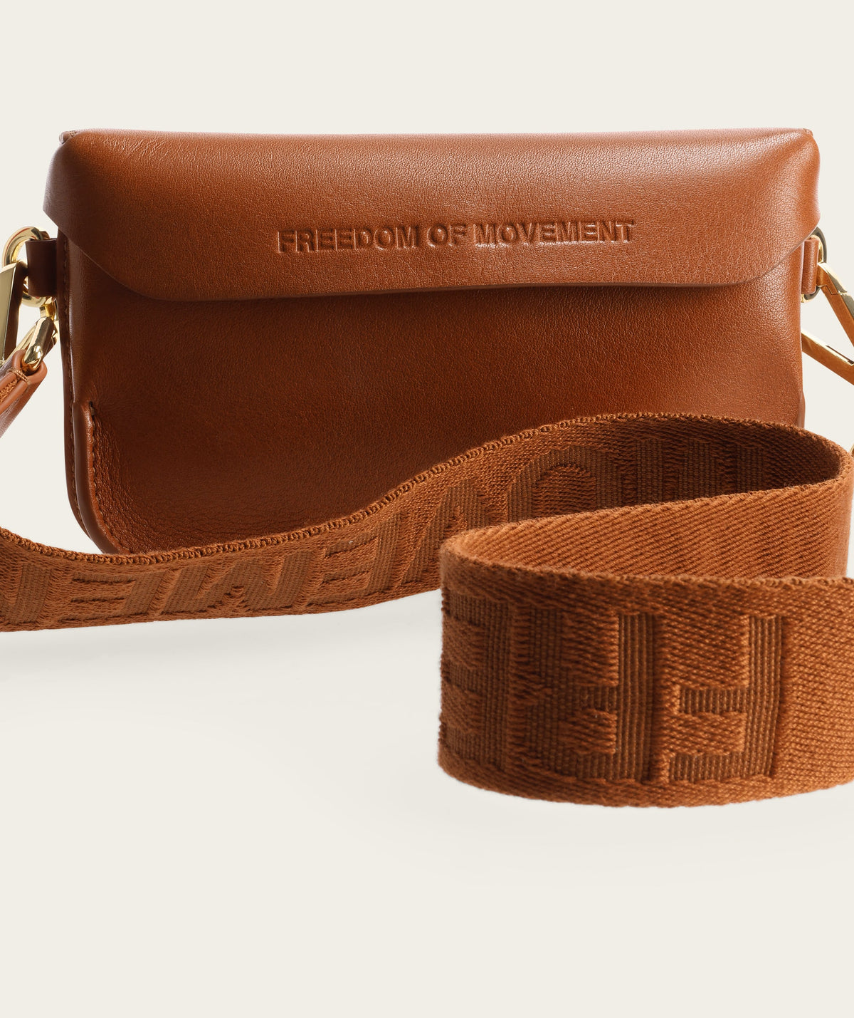 Anna Cellphone Crossbody -  Pecan