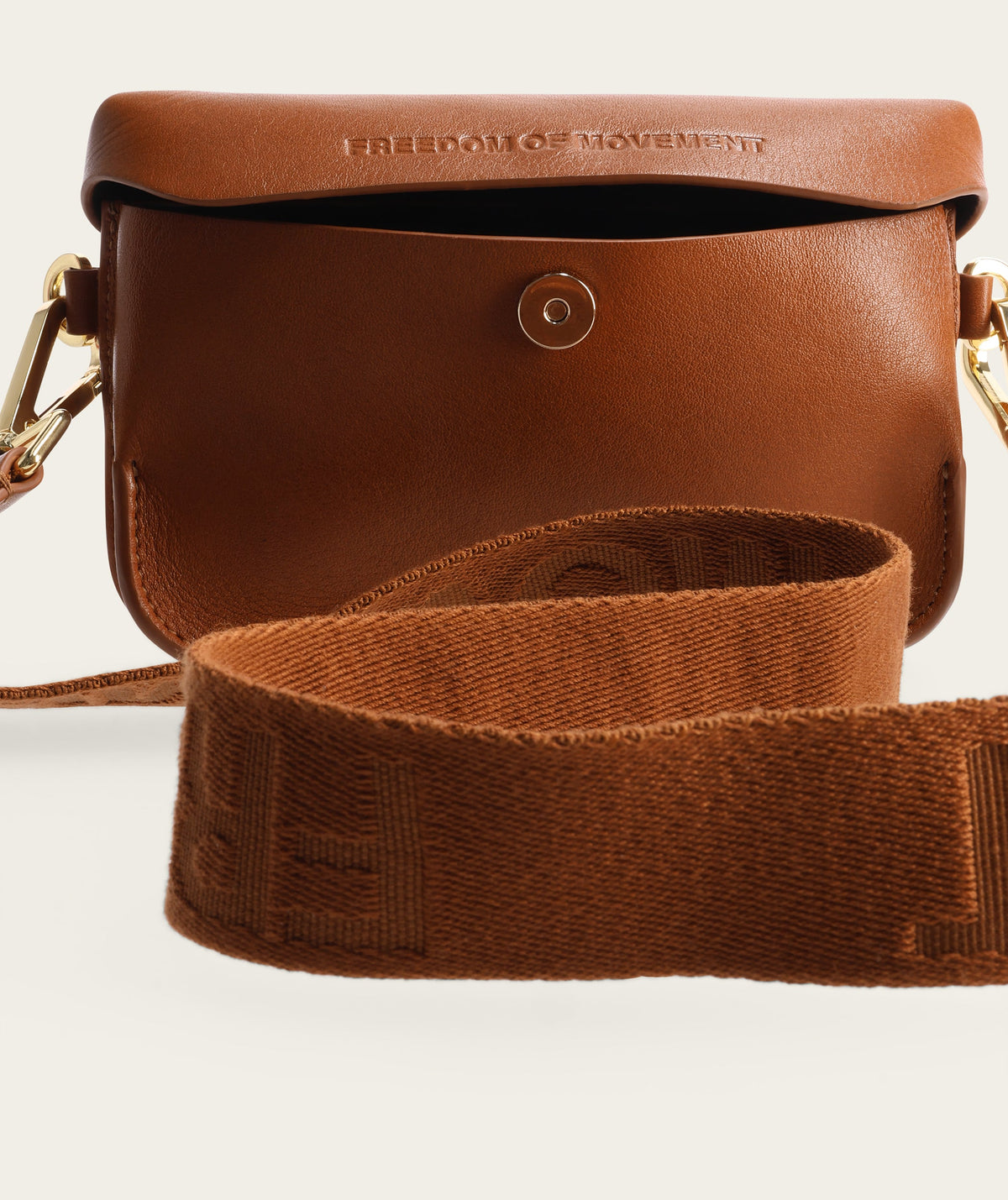 Anna Cellphone Crossbody -  Pecan