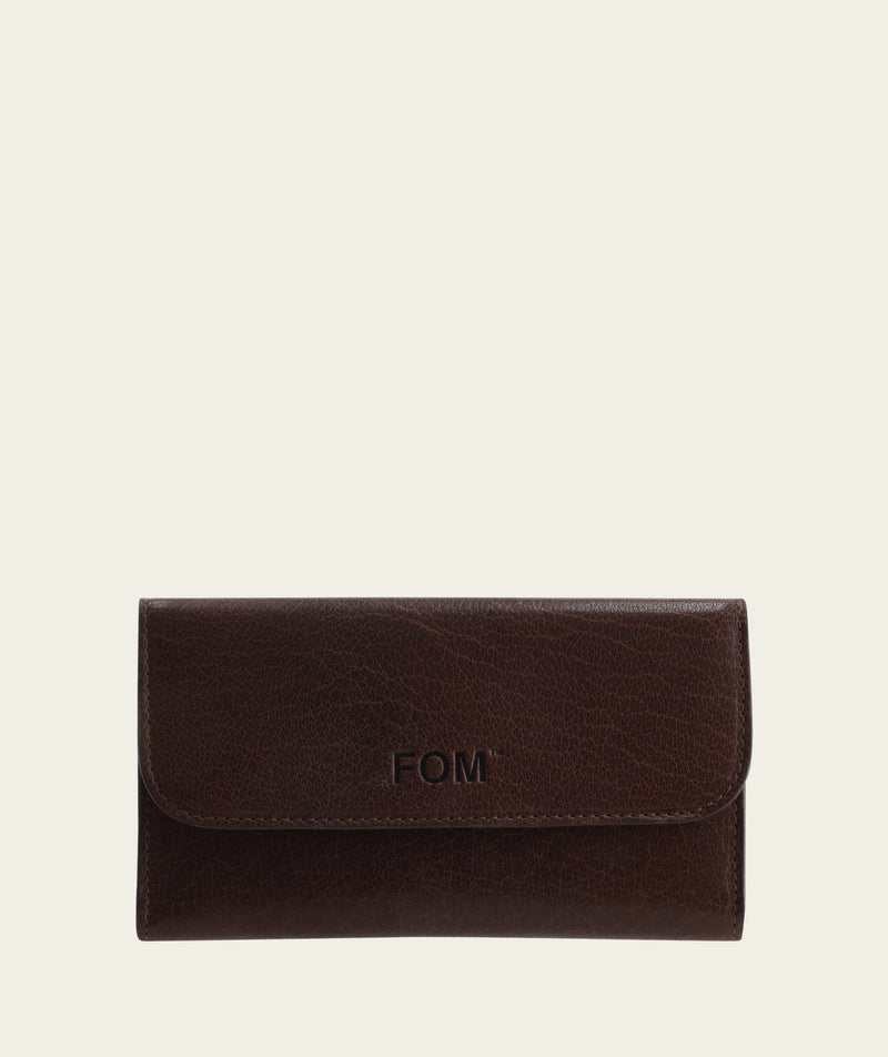 Cleo Wallet - Textured Brown