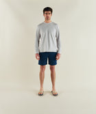 Mens FreeMotion Long Sleeve Tee - Cool Grey