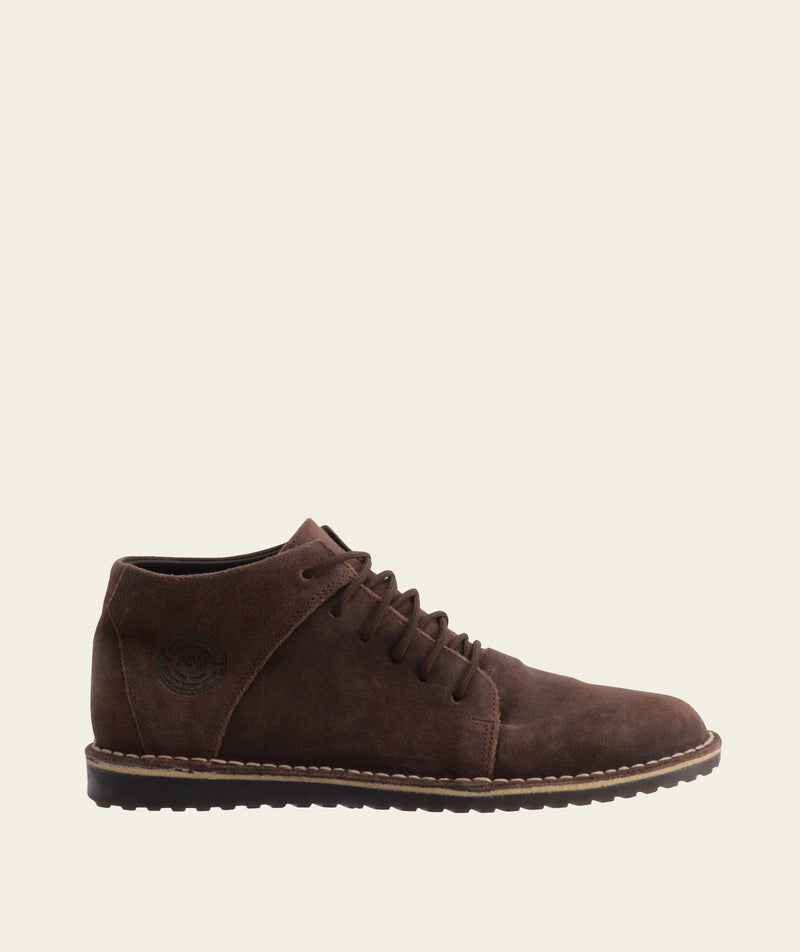Mens Vellies Standard - Tobacco Oily Suede
