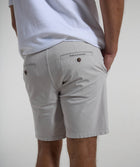 Mens Cotton Twill Chino Shorts - Grey