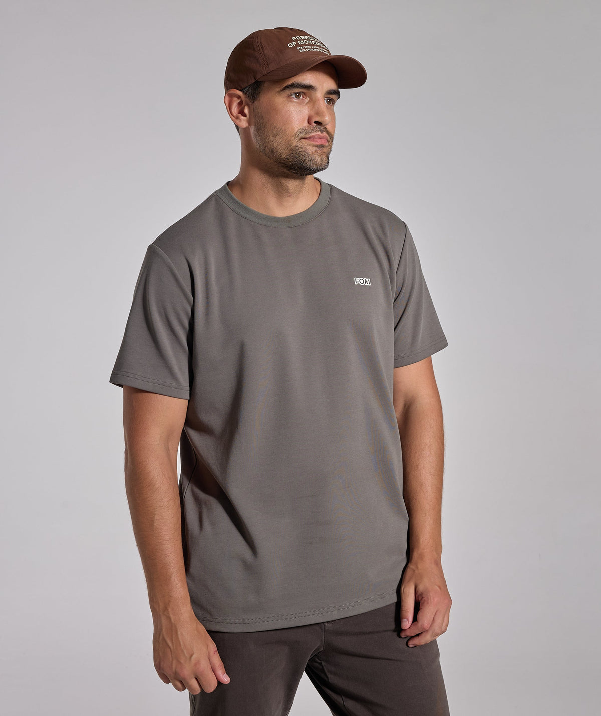 Mens FreeMotion Regular Tee - Slate