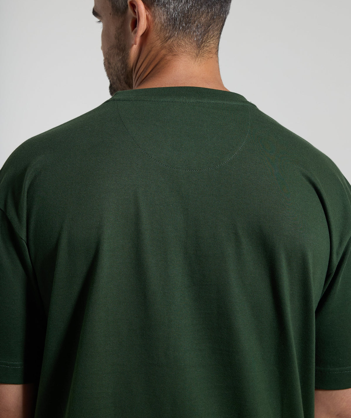 Mens Peaks Patch Tee - Mountain Green