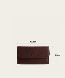 Cleo Wallet - Textured Brown