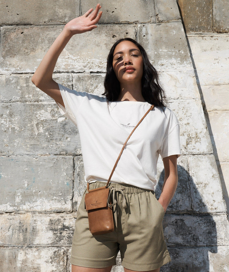 FOM Crossbody Cellphone Pouch - Pecan
