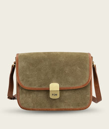 Ava - Suede Green/ Brown