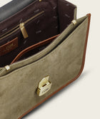 Ava - Suede Green/ Brown