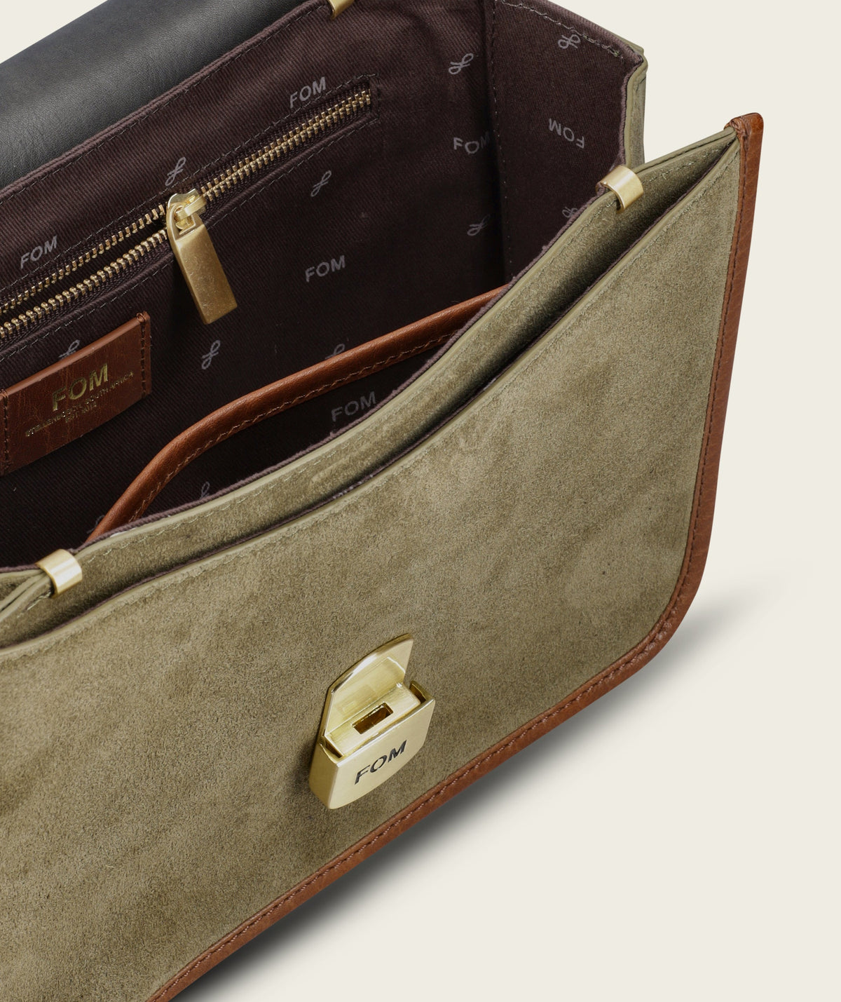Ava - Suede Green/ Brown