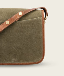 Ava - Suede Green/ Brown