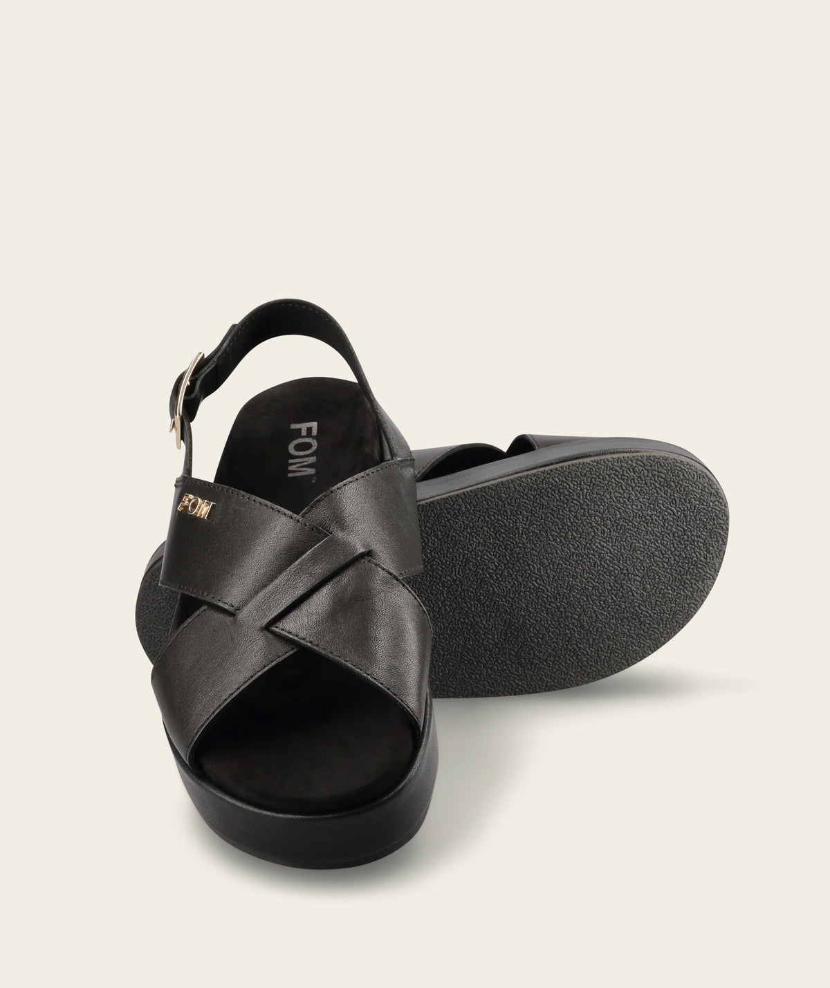 Kelly Platform Sandal - Black