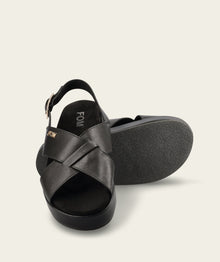 Kelly Platform Sandal - Black