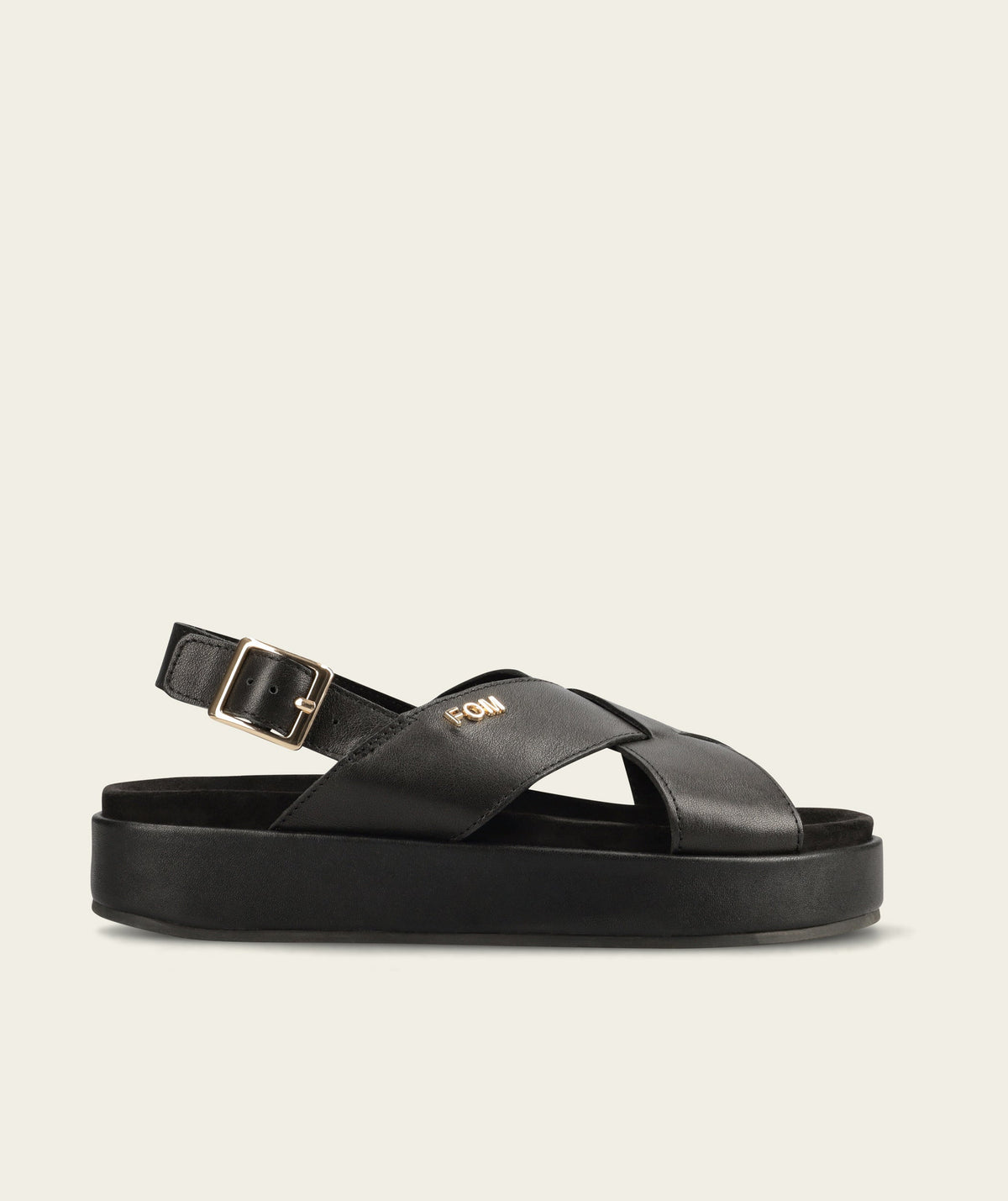 Kelly Platform Sandal - Black