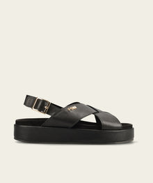 Kelly Platform Sandal - Black