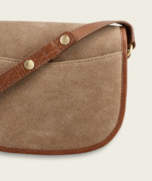Suzie - Suede Natural/ Brown